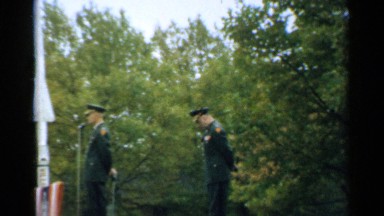 1952: military award ceremony taking place outdoors NEW HAMPSHIRE