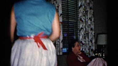 1952: a little girl dancing with her mother NEW HAMPSHIRE