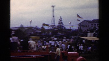 1953: people are moving fast at the bazaar for doing their work at the evening