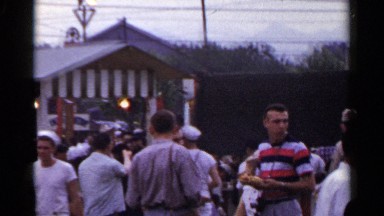 1953: people gathered near shop JAPAN