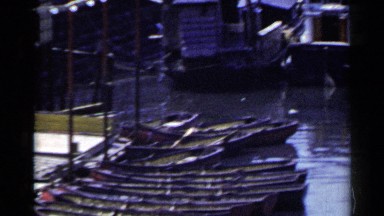1953: Large Group of Boats Floating in Japanese Waters