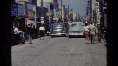 1953: a scenery of city JAPAN