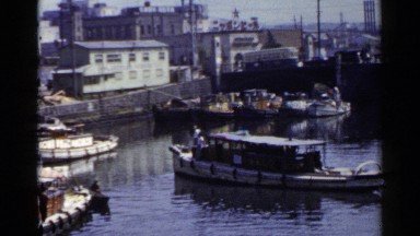 1953: water craft in the dock yard JAPAN