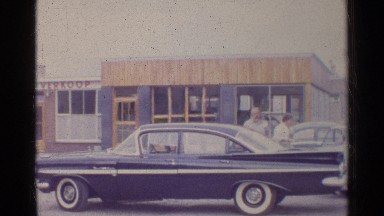 1961: Old Cars at Repair Lot Germany