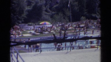 1961: the beautiful view of the man made nature GERMANY
