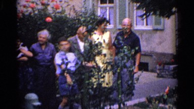 1961: family member are standing to take picture GERMANY