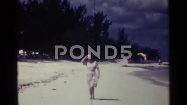 1963: Beautiful Night View of Lake Nassau Bahamas