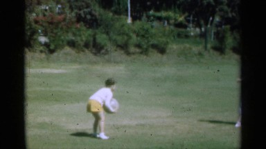 1949: people are playing SANTA CRUZ CALIFORNIA