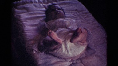 1959: content little girl on a bed OHIO