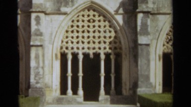 1965: Whole View of Historic Church in Nazare Portugal