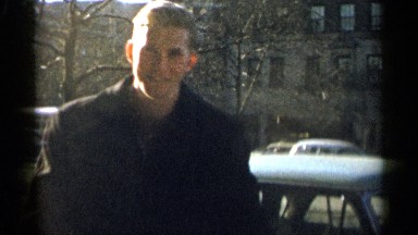 1955: man with his baby NEW YORK CITY