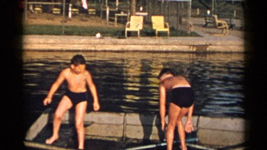 1954: children are playing NEW YORK
