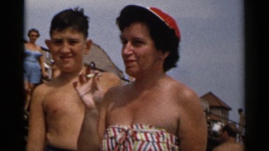1954: woman enjoying with cigarette NEW YORK