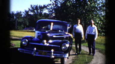1961: beautiful car and nice windy weather at amazing location DULUTH MINNESOTA