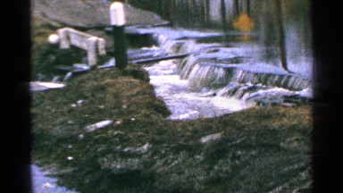1965: a view of a mini waterfall MINNESOTA