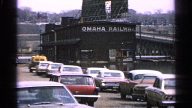 1965: a place that represent the sign board of a railway station
