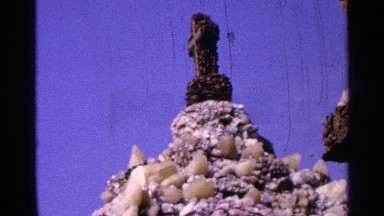 1965: Jesus and Mary Statue Displayed Outdoors in Saint Louis, Missouri