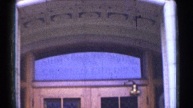 1944: Shriner Children's Hospital Sign on Front Door San Francisco