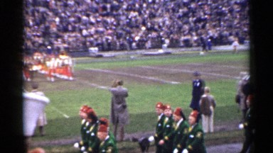 1944: two different bands who are wearing two different kinds of clothing