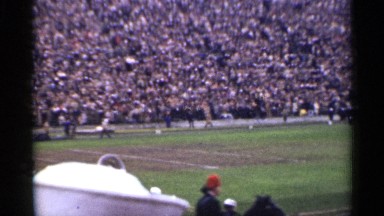 1944: Marching Band in Sailor Uniforms Parades onto Pitch in San Francisco, California