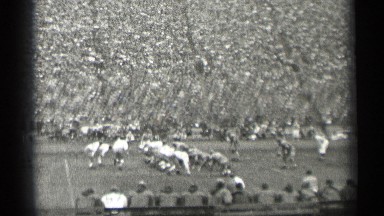 1944: players are playing emotionally on ground SAN FRANCISCO CALIFORNIA