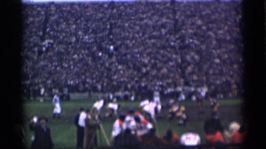 1944: audience watching match SAN FRANCISCO CALIFORNIA