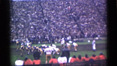 1944: rugby match between two local team in an country side ball