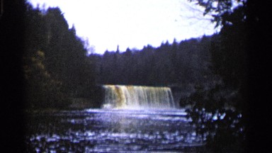 1960: it showing the waterfall very huge amount of water came from the waterfall
