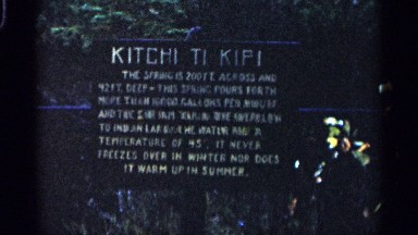 1960: a board that mentioned some information about the place of garden