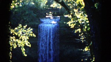 1960: it showing the waterfall very huge amount of water came from the waterfall