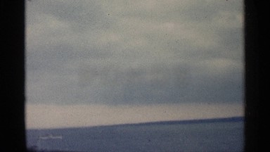1960: the view of blue sea which is about to touch the sky. MICHIGAN