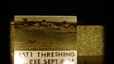 1961: brochure for "national threshing bee, sept. 8, '61" MINNESOTA