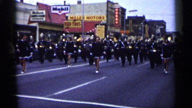 1961: the band goes by on parade day MINNESOTA