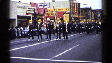 1961: marching band in a parade MINNESOTA