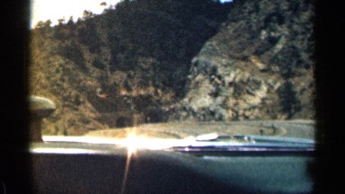 1963: beautiful forest around the middle of road COLORADO