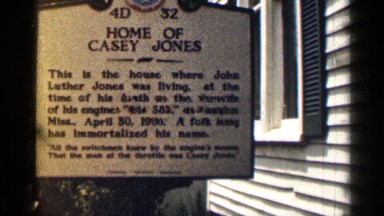 1963: Commemorative Plaque Showcasing Famous Person's Residence With Picket Fence