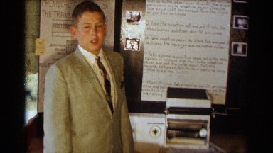 1963: the boy describe the project in a seminar class and it so fear to describe