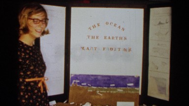 1963: a view of a student's school project TEXAS