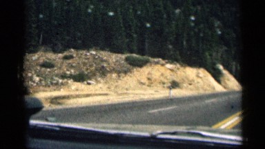 1963: the view about the traveling WYOMING COLORADO