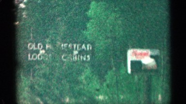 1963: a sign board that represent a landmark