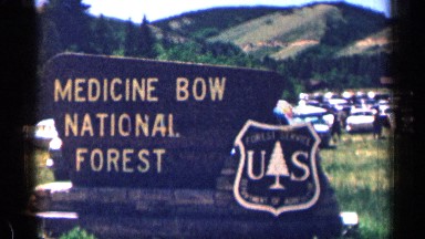 1963: Many People Joined Medicine Bow National Forest Wyoming