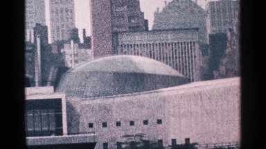 1964: beautiful nature place around the buildings as many biggies NEW YORK CITY