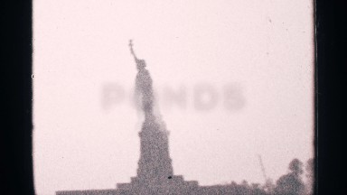 1964: the low angle view in statue in white color long distance