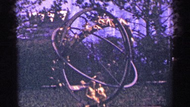 1964: a statue with the ring loop design and it located at the garden