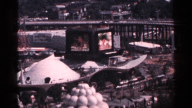 1964: show of carnival where peoples are gathered in one place and having fun