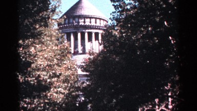1964: view of a building from below NEW YORK CITY