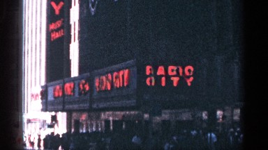 1964: in the radio city is so exciting shopping things are inside the stores