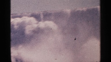 1964: force of river going over uneven cliff creates powerful waterfall