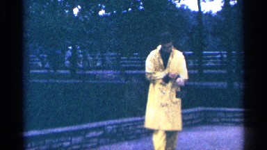 1964: person walking around the park place to entertainment NIAGRA FALLS CANADA