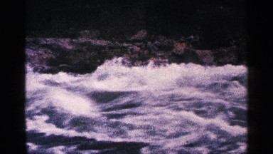 1964: a wild river flood,amazing view. NIAGRA FALLS CANADA
